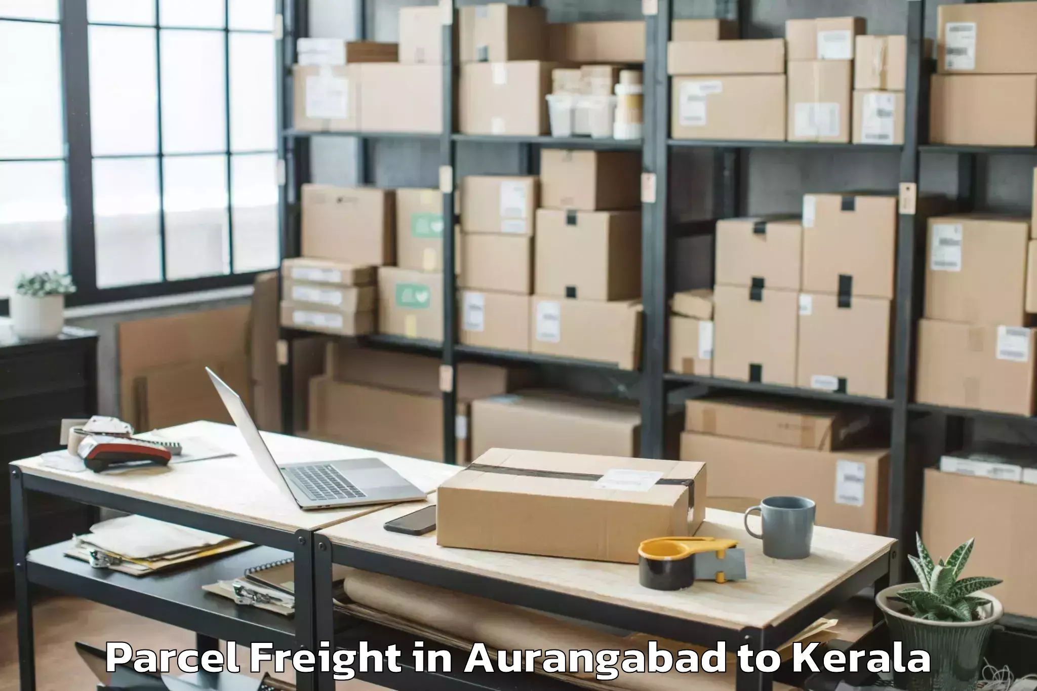 Quality Aurangabad to Hala Mall Puthanathani Parcel Freight